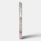 Coques Case-Mate iPhone Chat persan se reposant sur le coussin rose (Verso / Gauche)