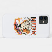 Coques Case-Mate iPhone Chat qui patine Miaou (Dos (Horizontal))