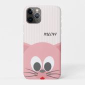 Coques Case-Mate iPhone Chat rose tendance (Dos)