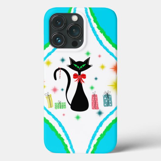Coques Case-Mate iPhone Chat Siamese Retro Christmas (Verso)