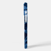 Coques Case-Mate iPhone Chat siamois en Fleurs Bleues (Verso / Gauche)