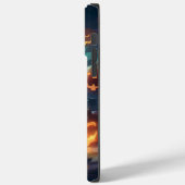 Coques Case-Mate iPhone Chat Sibérien D'Halloween Avec Peur Citrouille (Verso / Gauche)