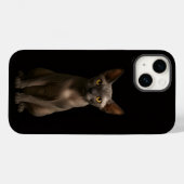 Coques Case-Mate iPhone Chat Sphynx Noir 4 Luxe iPhone 14 Mate (Verso (horizontal))
