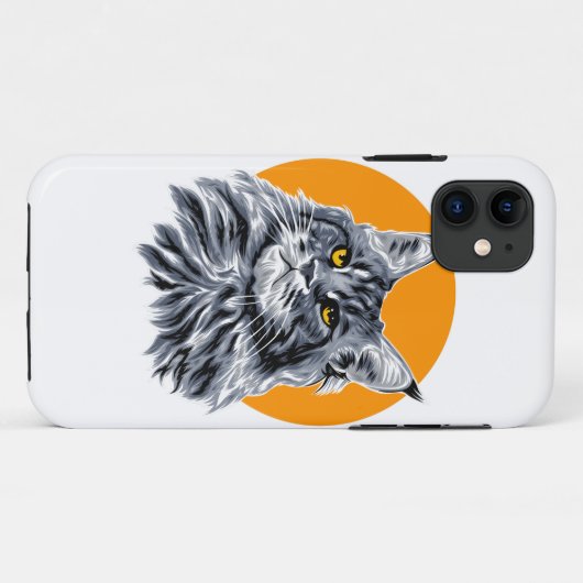 Coques Case-Mate iPhone Chat Sun Stylisé (Dos (Horizontal))