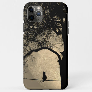Case-Mate iPhone Case Chat sur une Pleine lune de fil