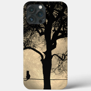 Case-Mate iPhone Case Chat sur une Pleine lune de fil