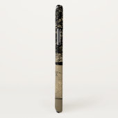 Coques Case-Mate iPhone Chat sur une Pleine lune de fil (Dos/Droite)