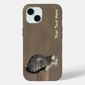 Coques Case-Mate iPhone Chat Tabby Gris Fumé (Verso)