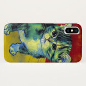 Coques Case-Mate iPhone Chat tigré de Van Gogh (Dos (Horizontal))