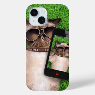 Coque Pour iPhone 15 Chat très drôle