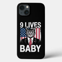 Chat Trump 9 Vies Bébé Drôle Chat Trump
