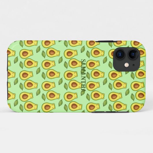 Coques Case-Mate iPhone Chat vert Avocado (Dos (Horizontal))