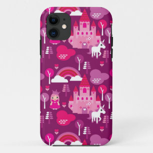 Coque Case-Mate Pour iPhone château de princesse et arc-en-ciel de licorne
