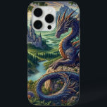 Coque iPhone 15 Pro Max Château du Dragon médiéval coloré<br><div class="desc">.</div>