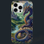 Coque iPhone 15 Pro Max Château du Dragon médiéval coloré<br><div class="desc">.</div>