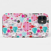 Coques Case-Mate iPhone château et licorne de princesse d'enfants (Dos (Horizontal))
