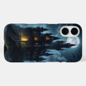 Coques Case-Mate iPhone Château gothique de Dracula à nith avec couverture (Verso (horizontal))