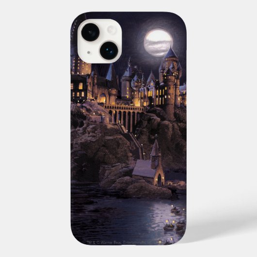Coques Case-Mate iPhone Château Harry Potter | Grand lac à Hogwarts (Verso)