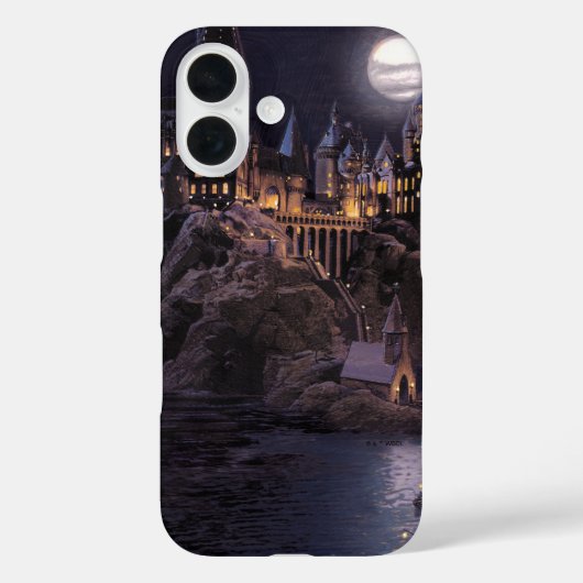 Coques Case-Mate iPhone Château Harry Potter | Grand Lac à Poudlard (Verso)