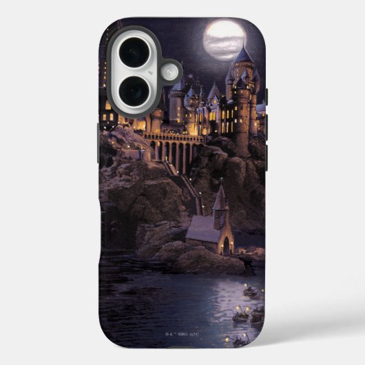 Coques Case-Mate iPhone Château Harry Potter | Grand Lac à Poudlard (Verso)