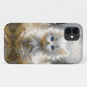 Coques Case-Mate iPhone Chaton blanc précieux (Dos (Horizontal))