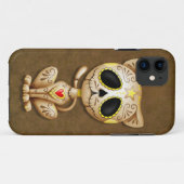 Coques Case-Mate iPhone Chaton Brown de sucre de zombi (Dos (Horizontal))