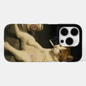 Coques Case-Mate iPhone Chaton Cigarette Drôle Chat Qui Fume Mème Générati (Verso (horizontal))