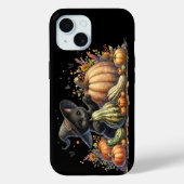 Coques Case-Mate iPhone Chaton de sorcière noire Halloween W/ Gourds Citro (Verso)