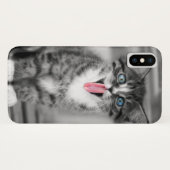 Coques Case-Mate iPhone Chaton drôle (Dos (Horizontal))