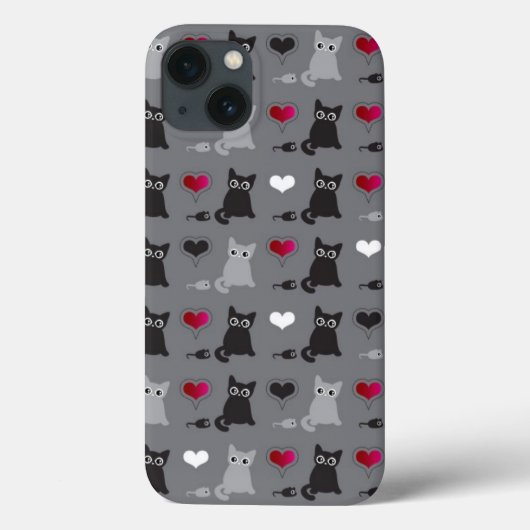 Coques Case-Mate iPhone chaton et souris motif (Verso)