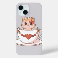Chaton Mignon dans une Tasse à Thé