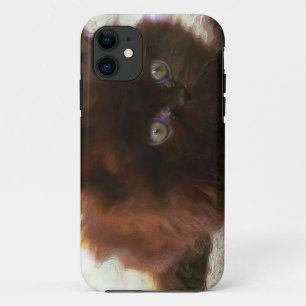 Coques Pour iPhone Chaton persan noir