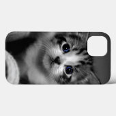 Coques Case-Mate iPhone Chaton tigré doux (Verso (horizontal))