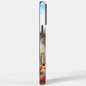 Coques Case-Mate iPhone Chatons amusants dans le champ vert. (Verso / Droite)