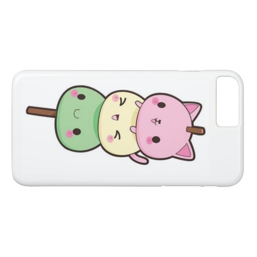 Coques Case-Mate iPhone Chatons de Kawaii Mochi (Dos (Horizontal))