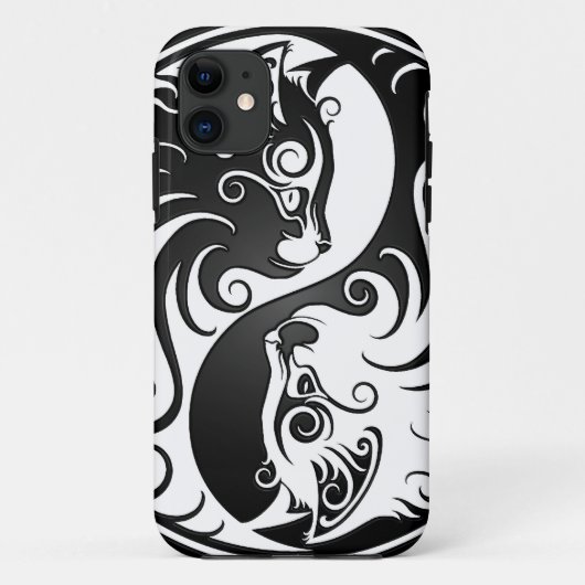 Coques Case-Mate iPhone Chatons de Yin Yang (Dos)