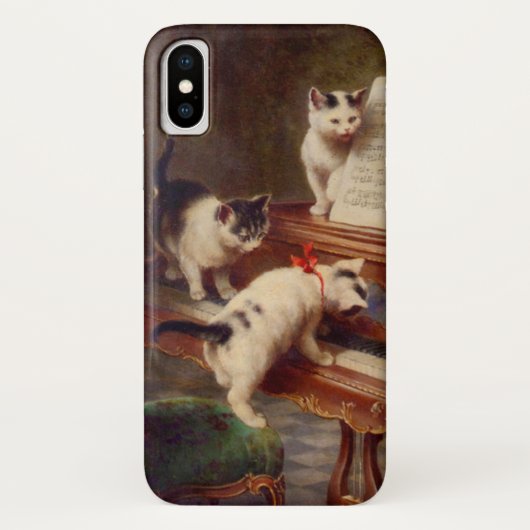 Coques Case-Mate iPhone Chatons et piano (Dos)