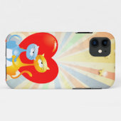 Coques Case-Mate iPhone Chats amoureux (Dos (Horizontal))