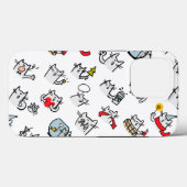 Coques Case-Mate iPhone Chats amusants, lait et magie. (Verso (horizontal))