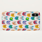 Coques Case-Mate iPhone Chats aquarelles et amis (Dos (Horizontal))