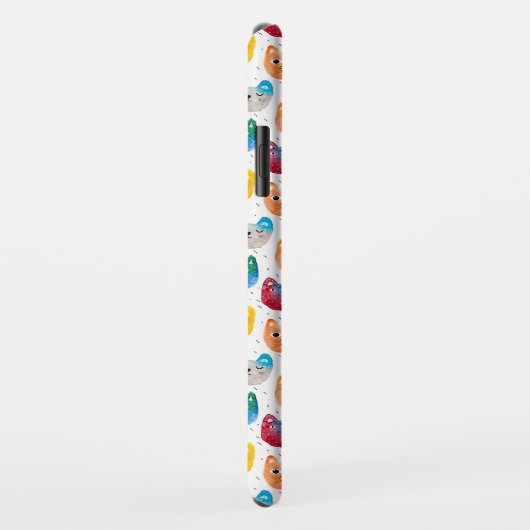 Coques Case-Mate iPhone Chats aquarelles et amis (Dos/Droite)