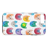Coques Case-Mate iPhone Chats aquarelles et amis (Dos (Horizontal))