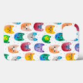 Coques Case-Mate iPhone Chats aquarelles et amis (Verso (horizontal))