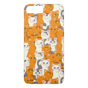 Case-Mate iPhone Case Chats blancs et gingembre motif yeux verts yeux bl