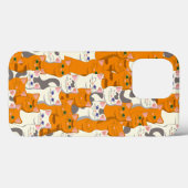 Coques Case-Mate iPhone Chats blancs et gingembre motif yeux verts yeux bl (Verso (horizontal))