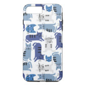 Coques Case-Mate iPhone Chats bleus (Dos)