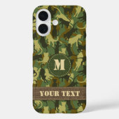 Coques Case-Mate iPhone Chats Camouflage Woodland (Verso)