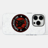 Coques Case-Mate iPhone Chats Contre les Fascistes (Verso (horizontal))