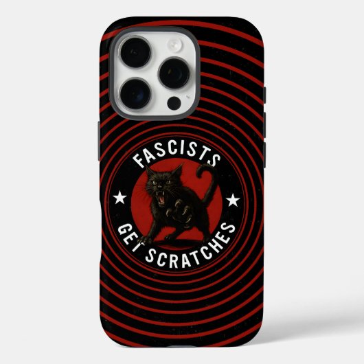 Coques Case-Mate iPhone Chats Contre les Fascistes (Verso)