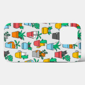 Coques Case-Mate iPhone Chats dans les pots à fleurs (Verso (horizontal))